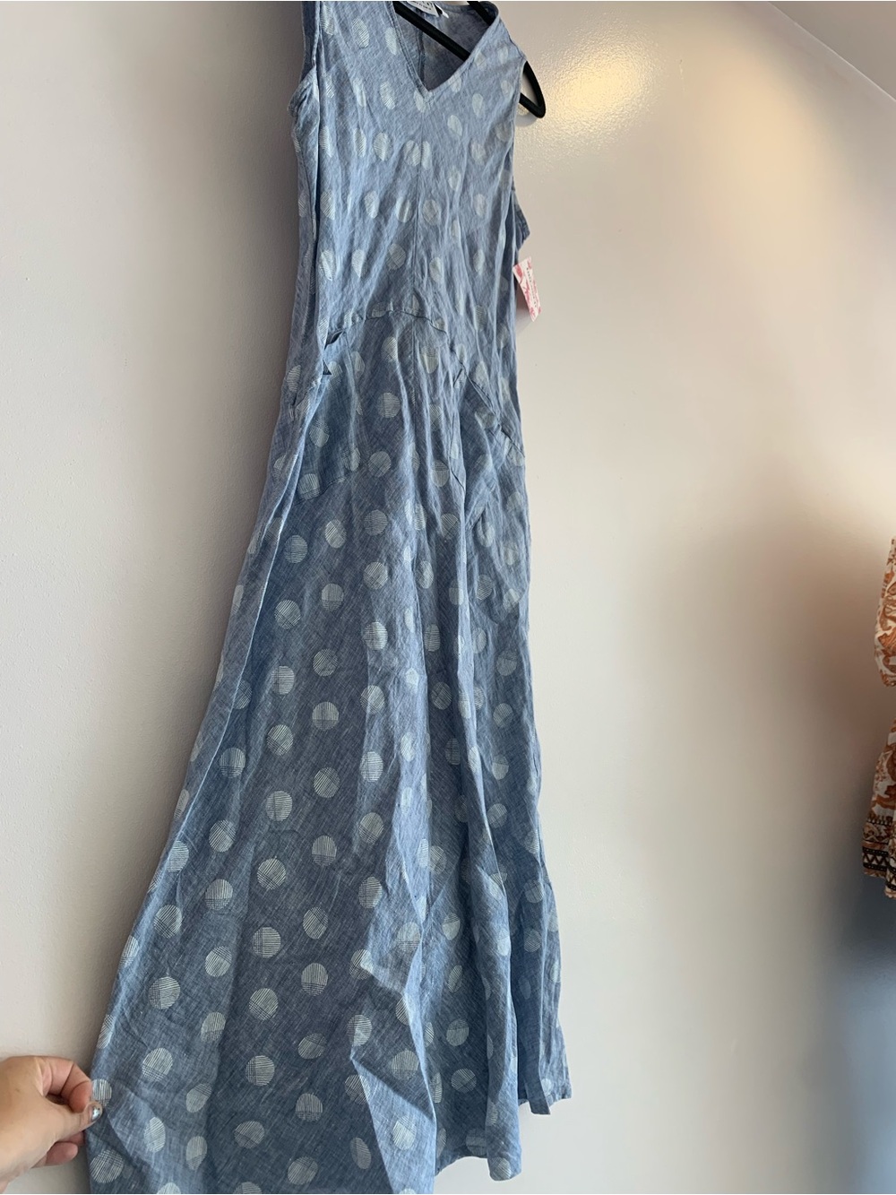 Habitat Blue Polka Dot Maxi Dress